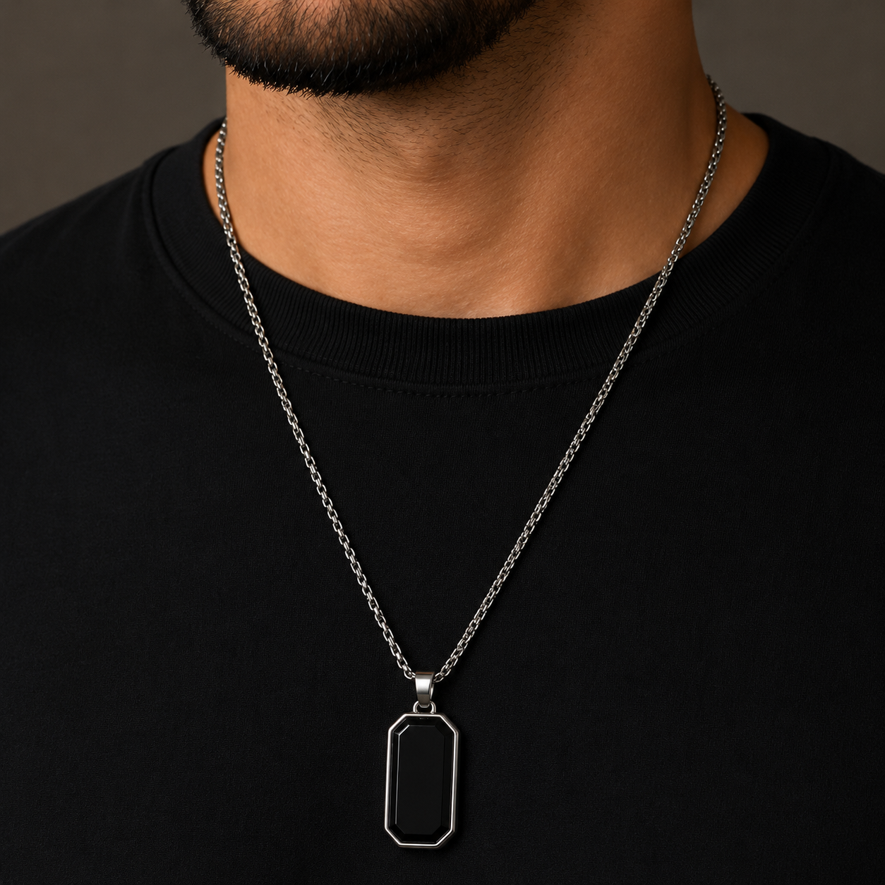 Steel Chain Pendant