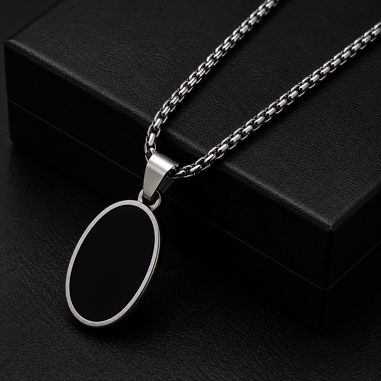 Steel Chain Pendant
